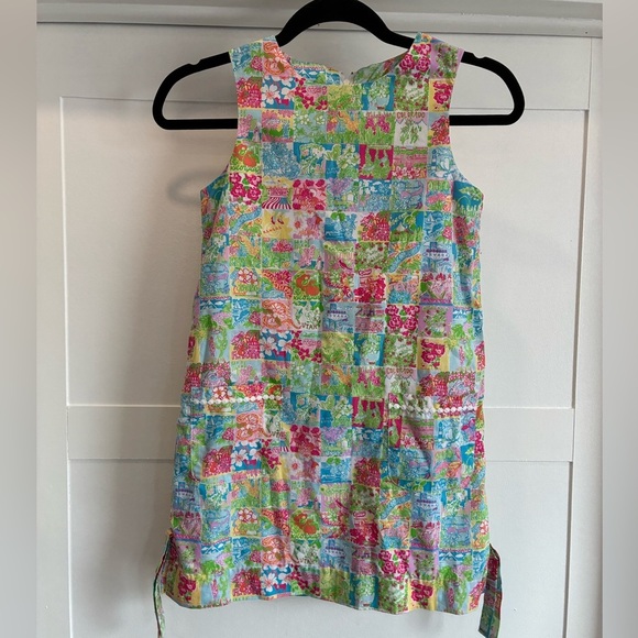 Lilly Pulitzer girls printed design dress size 10 - Picture 1 of 5